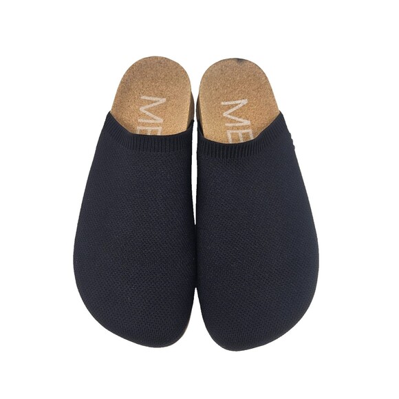 MESSAGE Henning Mules Clogs Black Minimalist Recovery Cork Vegan EU 39 US 8, 8.5 - Picture 7 of 12